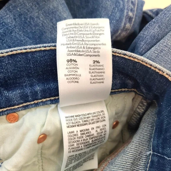 Mother The Tomcat Jeans in Kneeling On Stones Wash NWT Size 26 - Picture 11 of 15